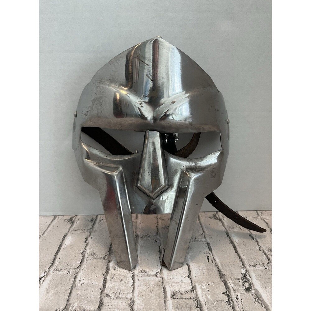 Medieval Hand-Forged Doom mask MF DOOM Mask Mad villain Mild Steel Gladiator